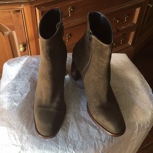 JOAN HALPERN SIGNATURE SUEDE BOOTS